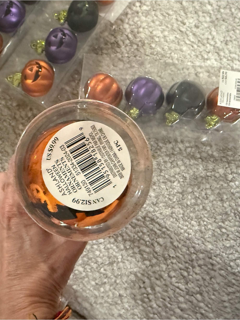 Lot of Halloween Pumpkin Ornaments from Michael’s 2024 - Picture 7 of 7